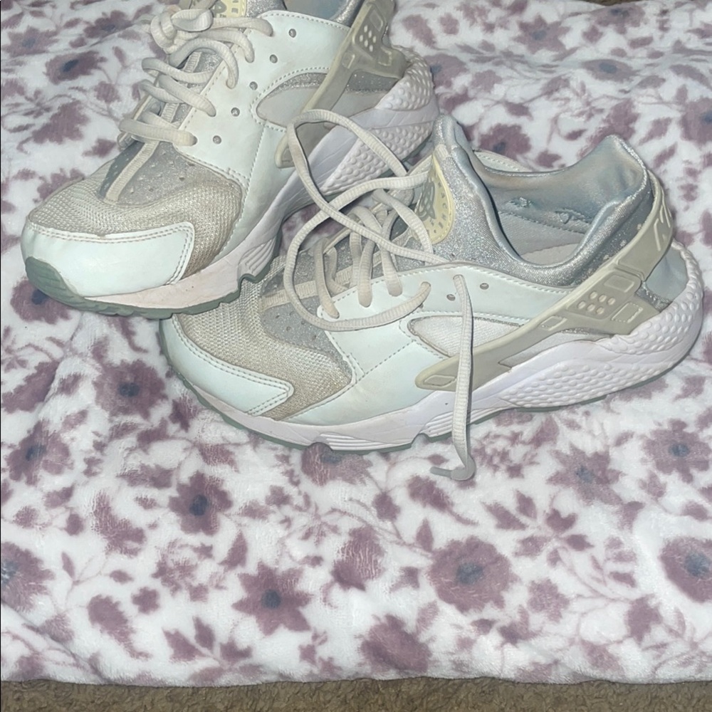 White and Cream Sneakers